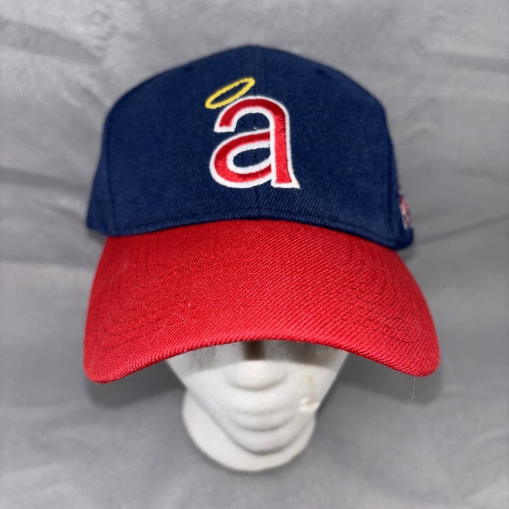 Los Angeles Angels 50th Anniversary Sixthman Promo Baseball  Cap Hat Lowercase a